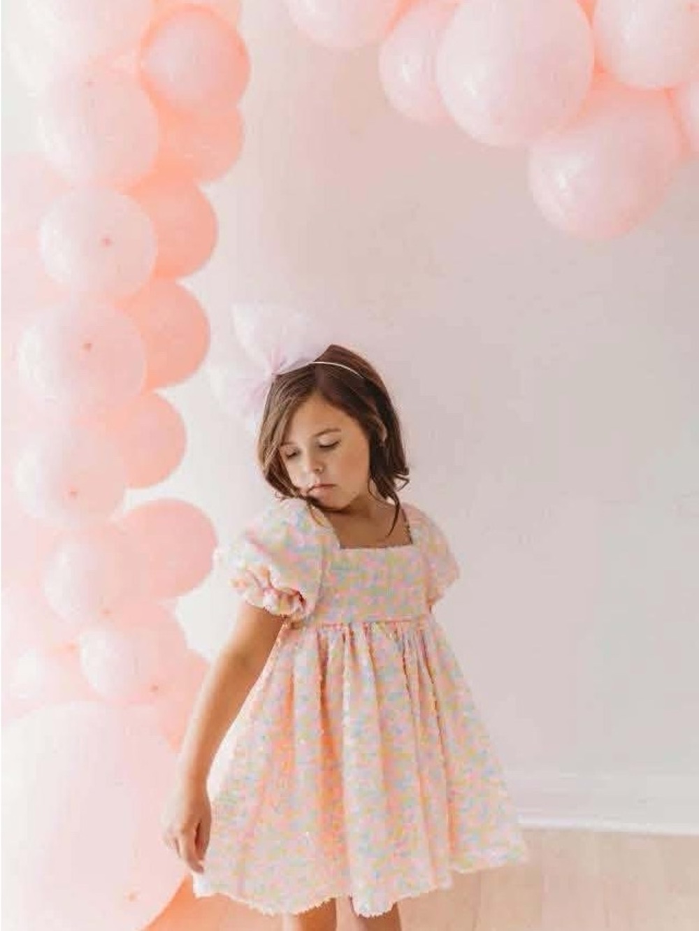 Calluna - funfetti Puff Sleeve Dress
